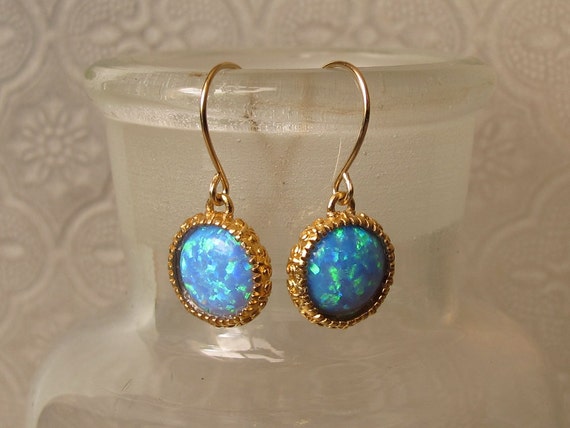 Items similar to Opal earrings on Etsy
