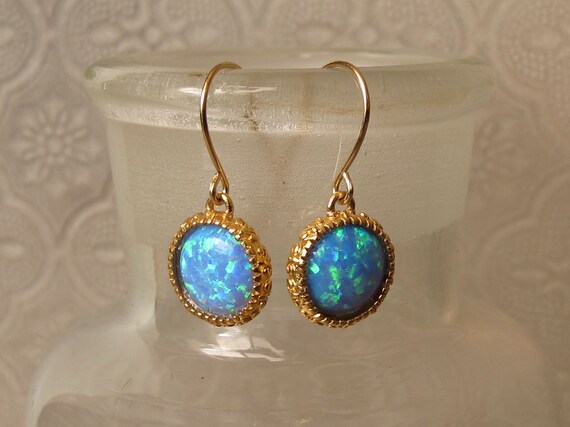 Items similar to Opal earrings on Etsy