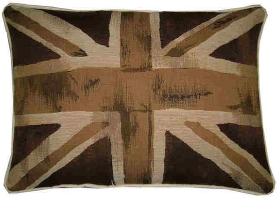 Union jack tapestry cushion sale