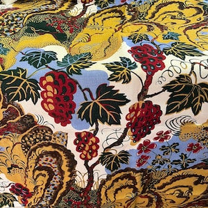 Svenskt Tenn Fabric, &quot;Cave&quot; Josef Frank 3.25 yards (3 metres) - Free international shipping - EXTREMELY RARE DISCONTINUED