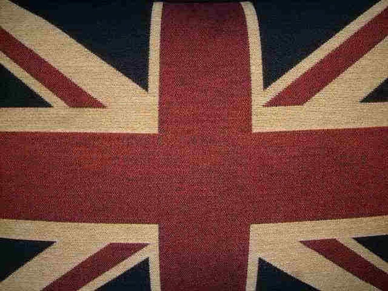 Traditional Union Jack British Flag Tapestry Cushion Pillow Etsy