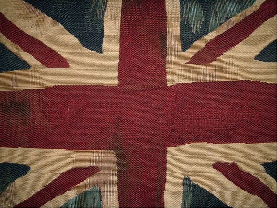 union jack tapestry cushion