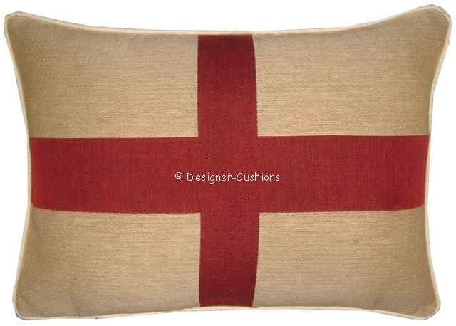 England St Georges Flag Oblong Tapestry Cushion Pillow Cover