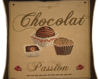 Confectionary Chocolat Passion Tapestry Cushion Sham