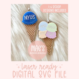 SVG ijs kerstornament, grote familie ornament laserbestand, Candy Land kerst SVG, kerst laserbestand 2024, zoete kerst