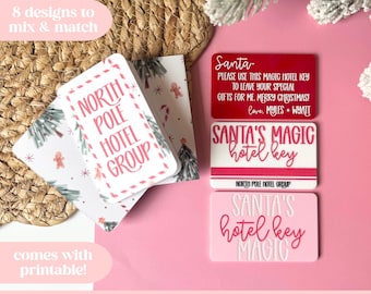 Santa’s Magic Hotel Key SVG, Santa’s Magic Key Laser File, Santa Hotel Key SVG, Santa Hotel Laser File, Santa Motel Key, Santa’s Hotel Key