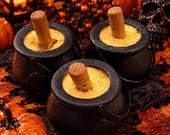 Pumpkin Potion Shower Steamer - Bubbling Cauldron Shower Bomb, Halloween Gift, Boo Basket Stuffer, Pumpkin Spice Shower Steamer Sprinkle