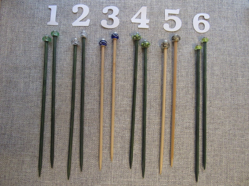 Custom Straight Knitting Needles Etsy