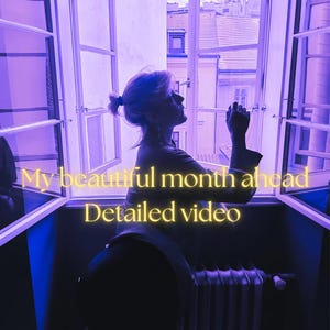 Detailed 1 Month Tarot Reading: Personalized Video Guidance