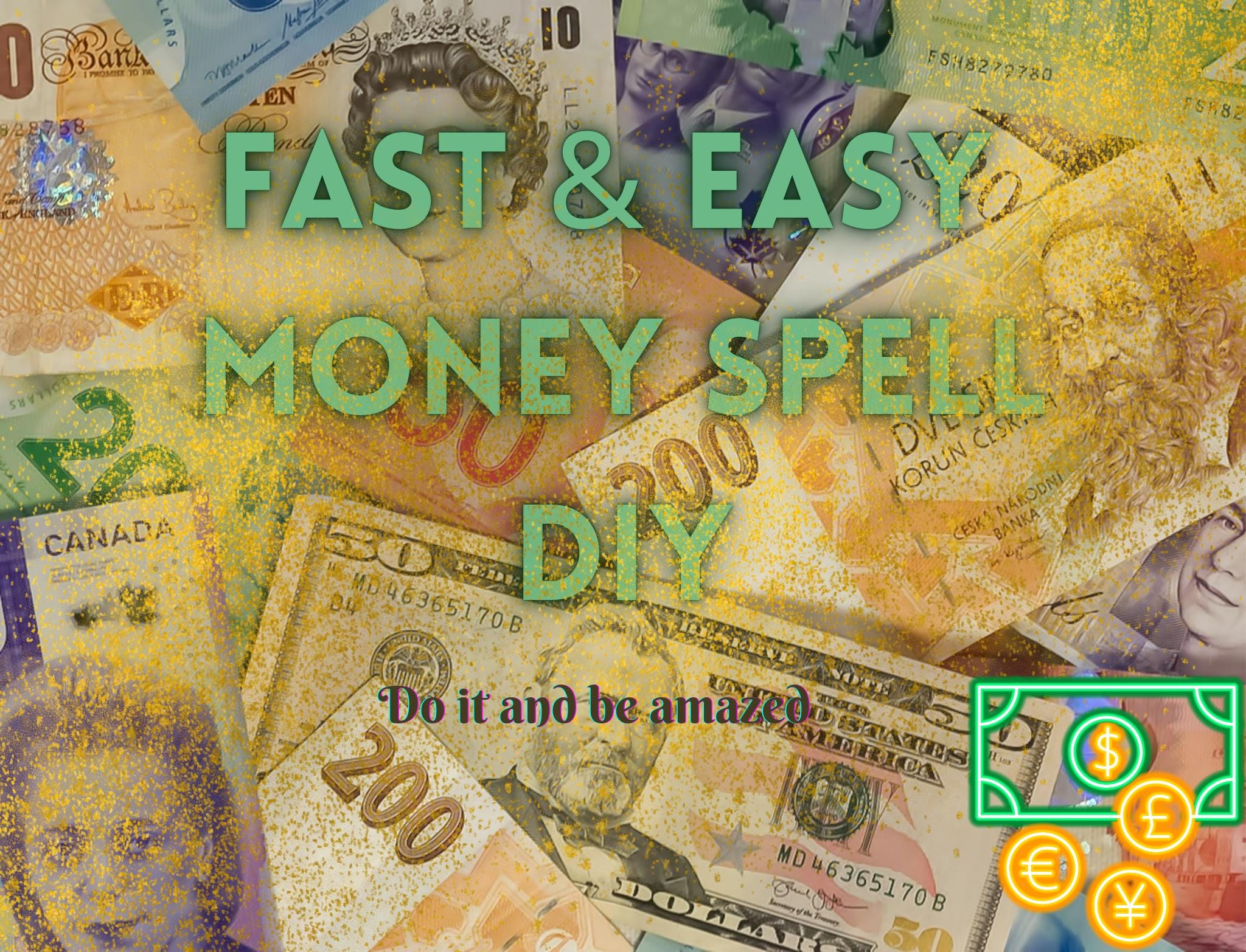 Simple Money Drawing Rituals FAST MONEY Magick DIY - Easy Money Ritual. Effective Money Attraction ...