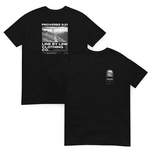 Proverbs 5:21 - Christian T-Shirt, Christian Bible Verse Unisex Shirts, Religious Shirt, Inspirational Christian Clothing Tees