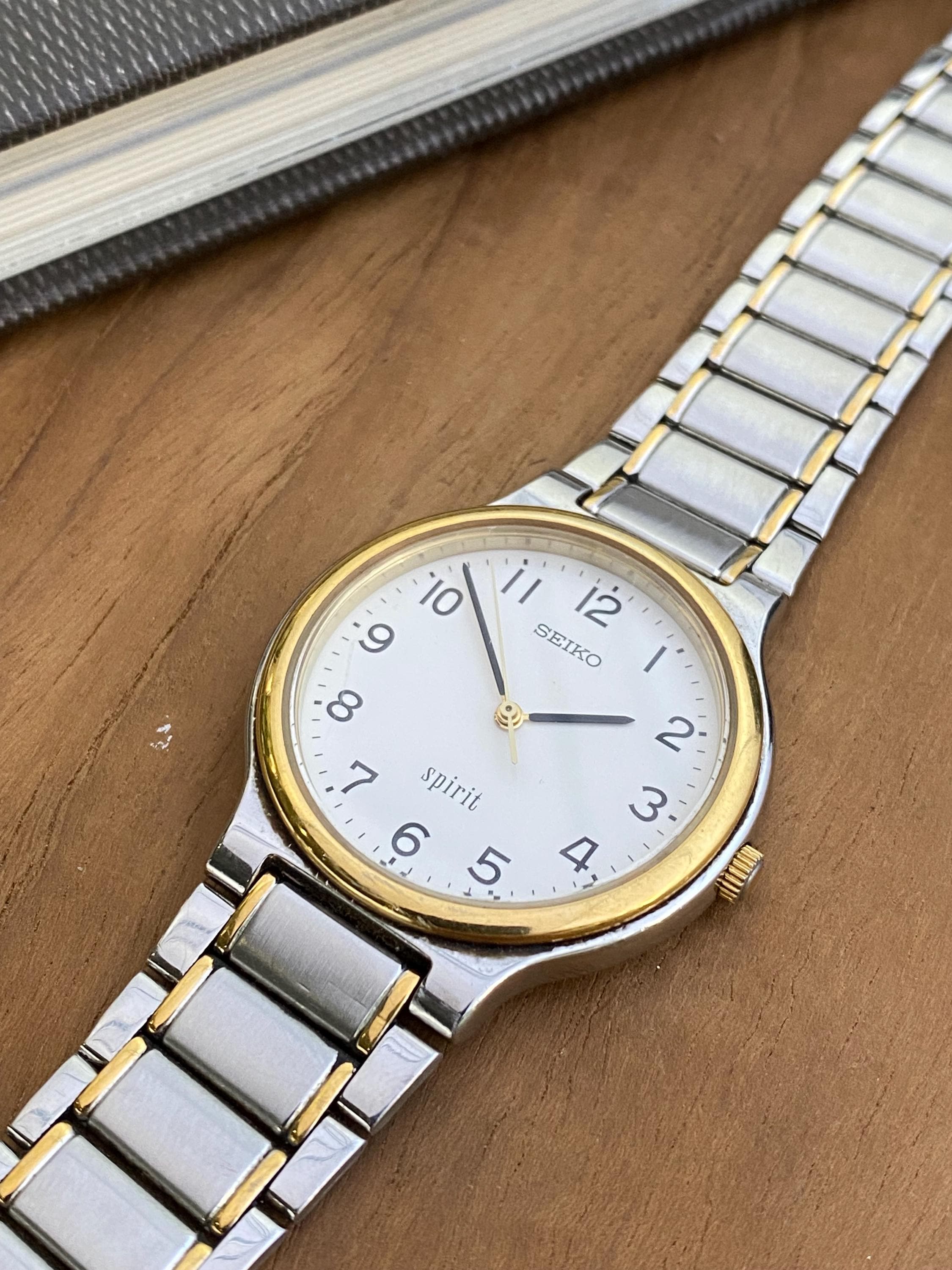 Vintage Seiko Spirit Gold Two Tone Classic Quartz Dress Watch - Etsy