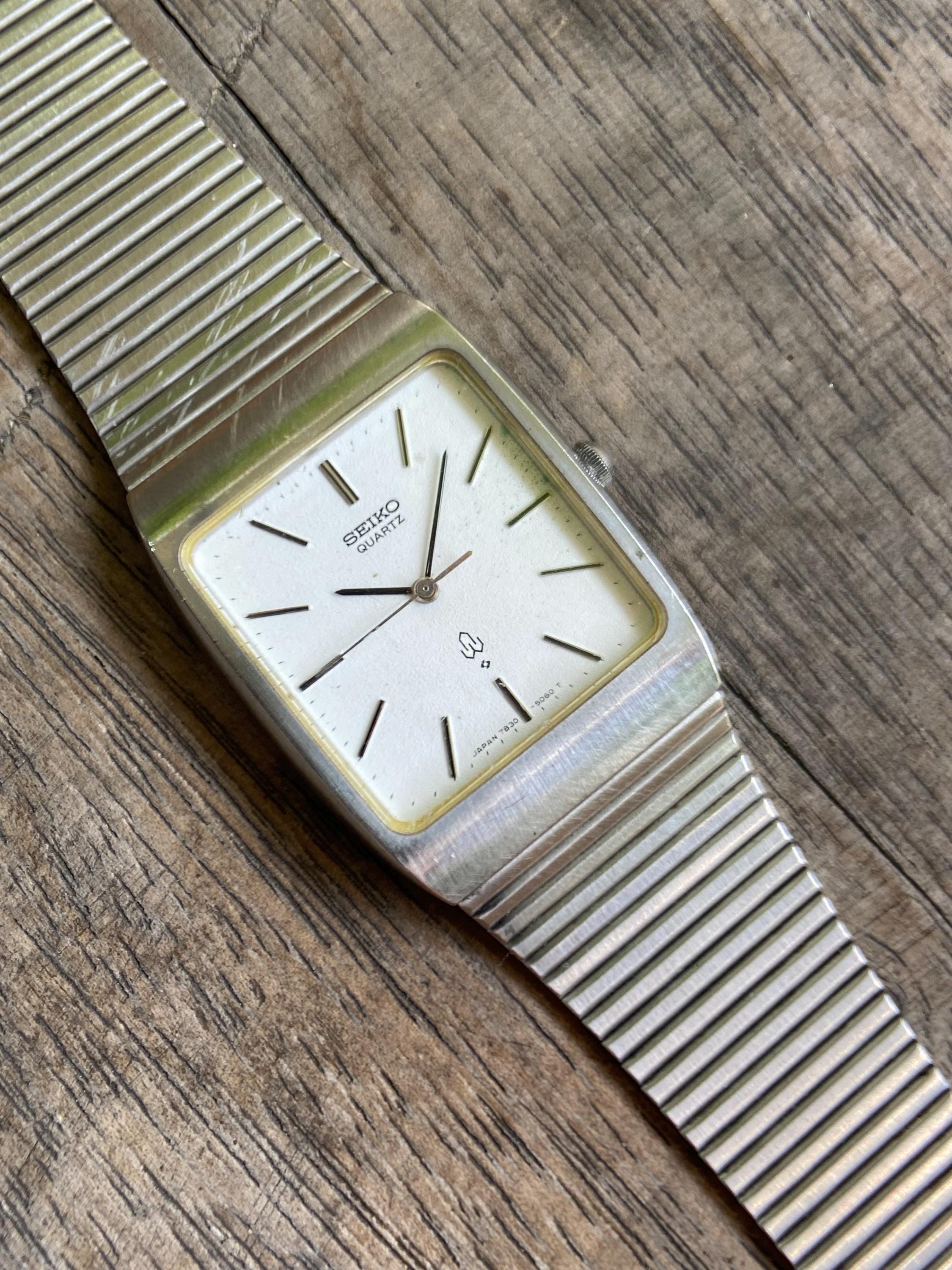 Seiko square watch men - Etsy 日本