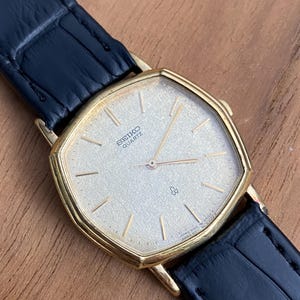 Seiko Octagon Quartz Mens Watch - Etsy