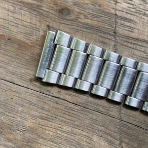 Vintage 18mm watch bracelet strap stainless steel