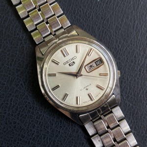 Rare 1967 Seiko 5 6119-7000 Mens Vintage Automatic Mechanical