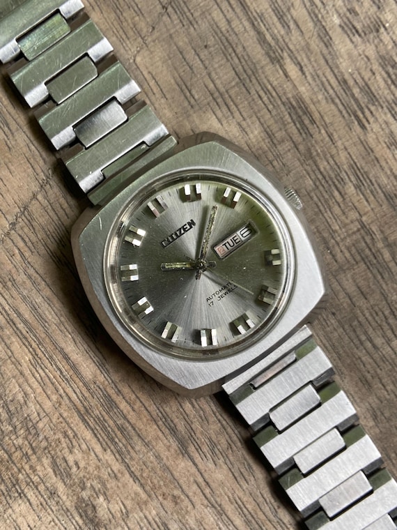 希少！　70年代ビンテージ　シチズン　コスモトロン　７０ｓ　ＣＩＴＩＺＥＮ　ＣＯＳＭＴＲＯＮ　美品！！ オールド国産腕時計CITIZENシチズン cosmotron 電磁テンプ式