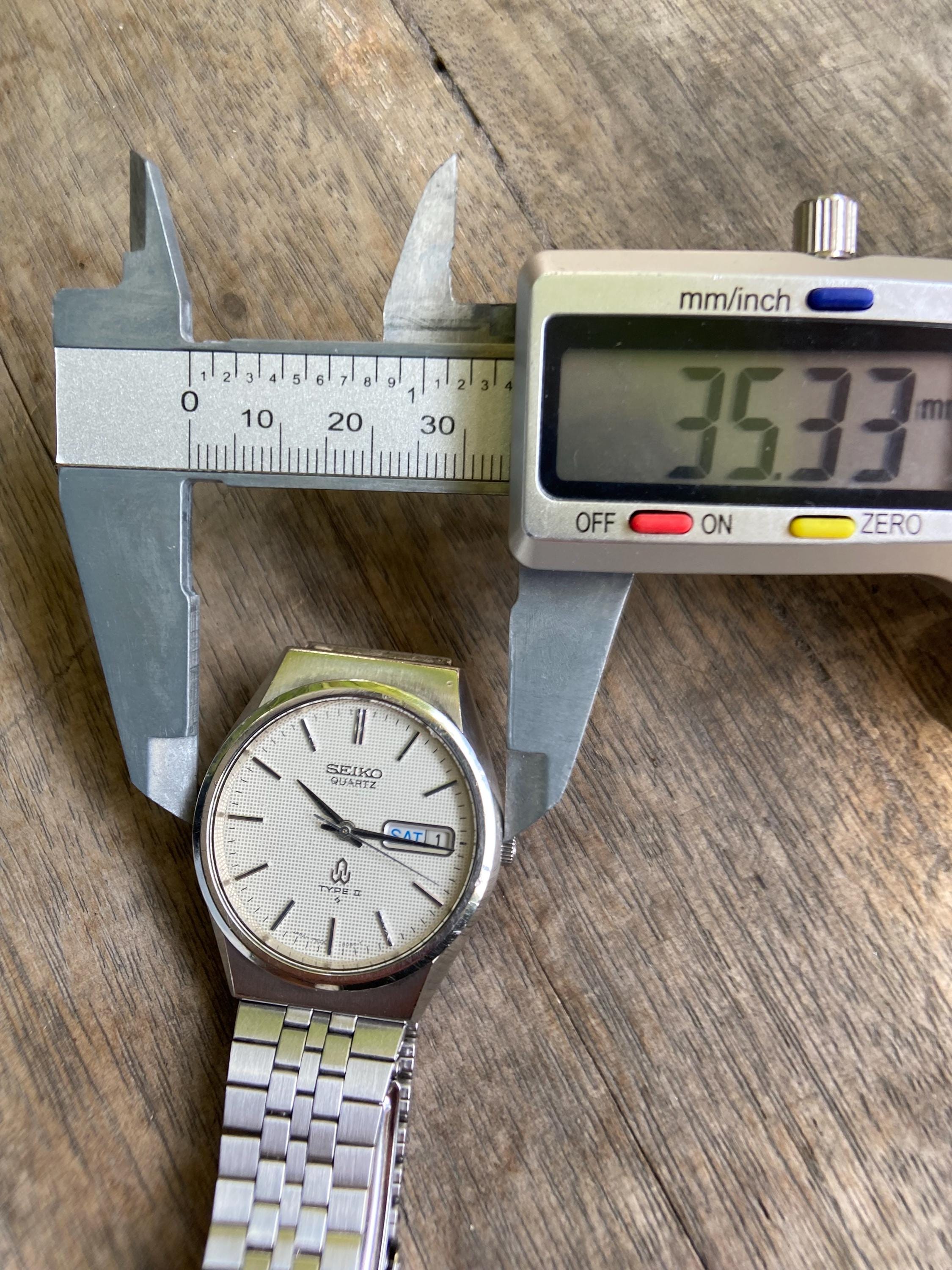 Seiko Quartz Type II Men's Watch 1970's With Original Bracelet Ref