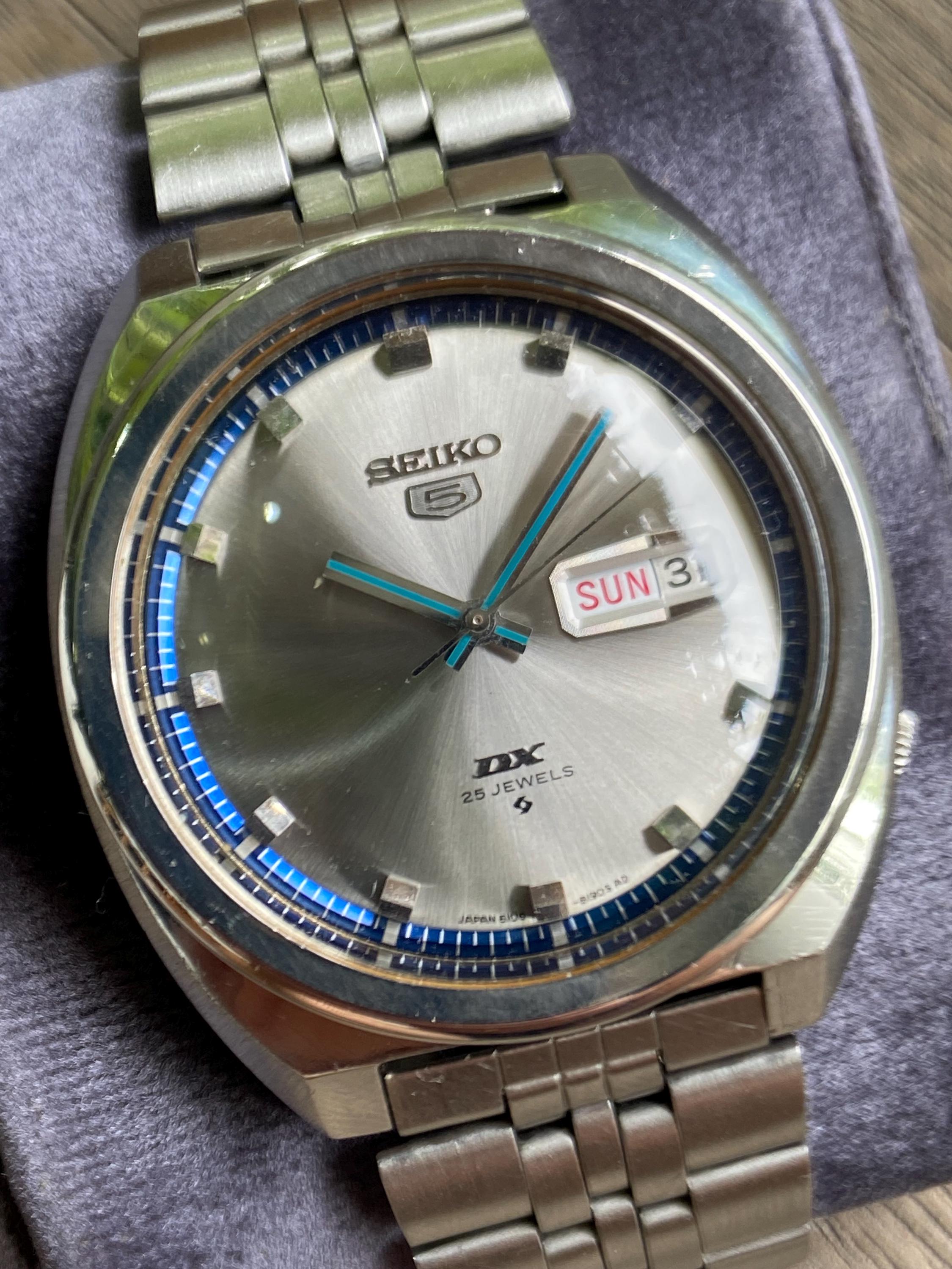 腕時計(アナログ) SEIKO5 DX 25石 6106-8180