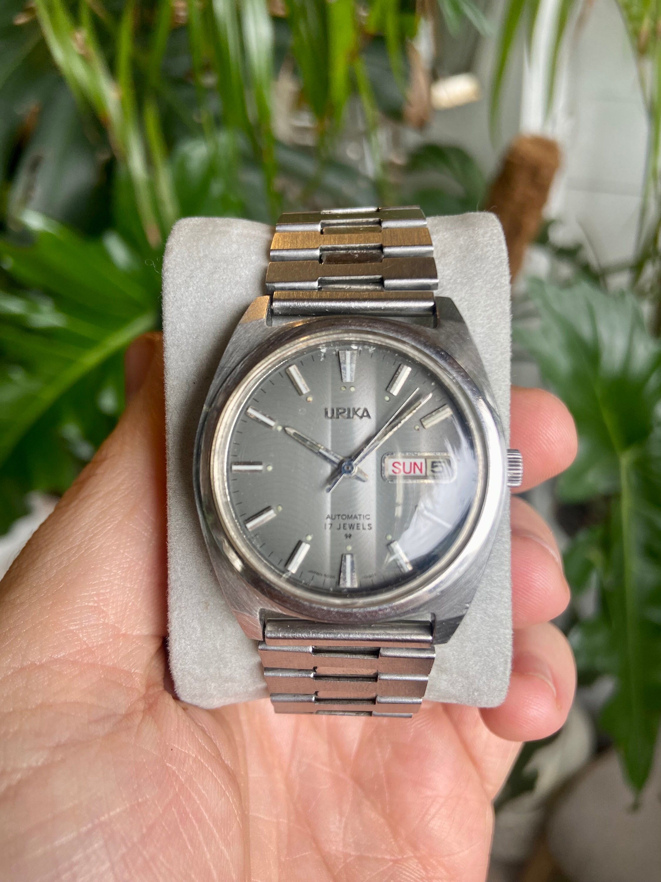 Vintage Japanese Urika Men's Automatic Watch 1970's Retro - Etsy