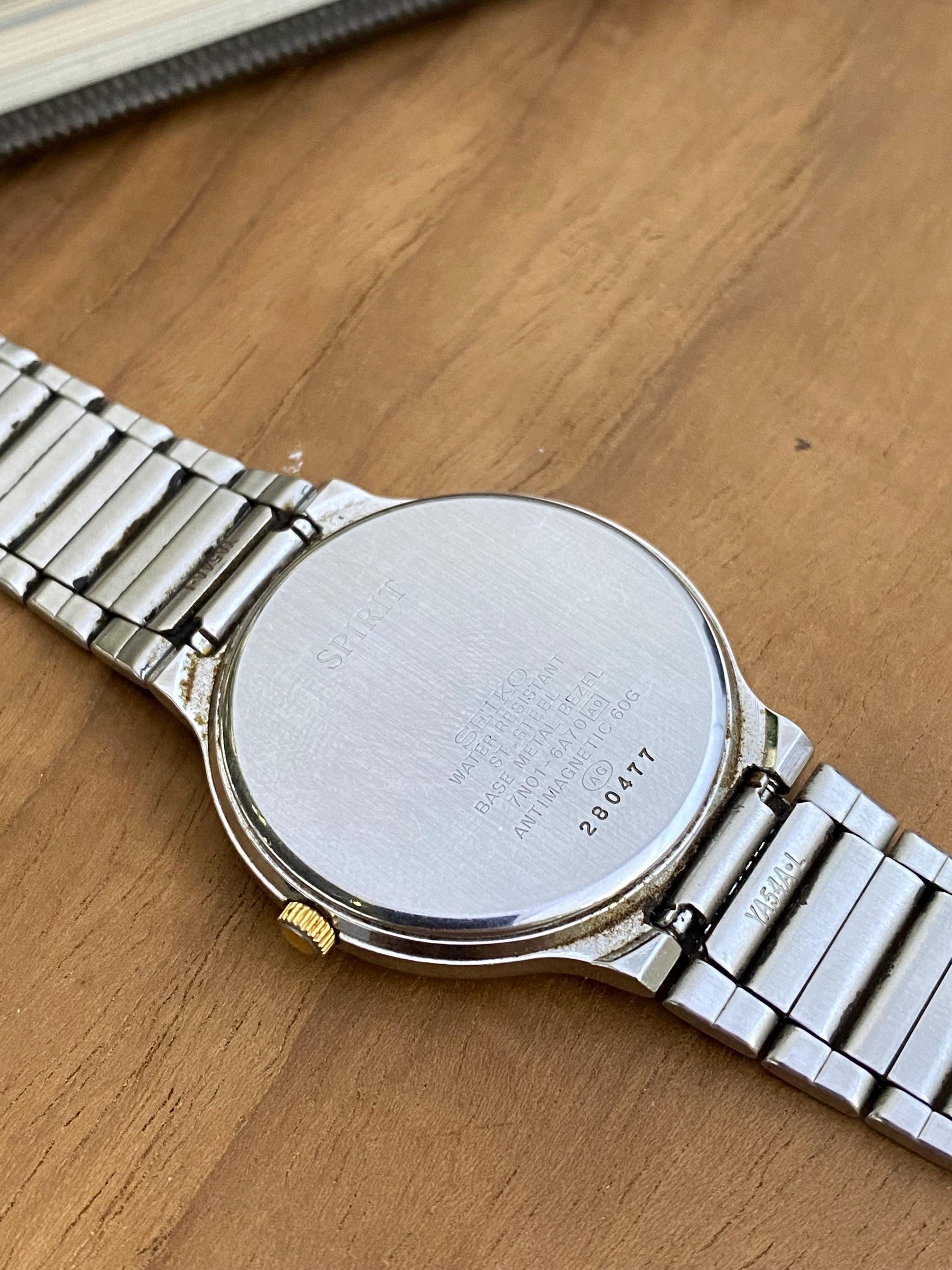 Vintage Seiko Spirit Gold Two Tone Classic Quartz Dress Watch - Etsy