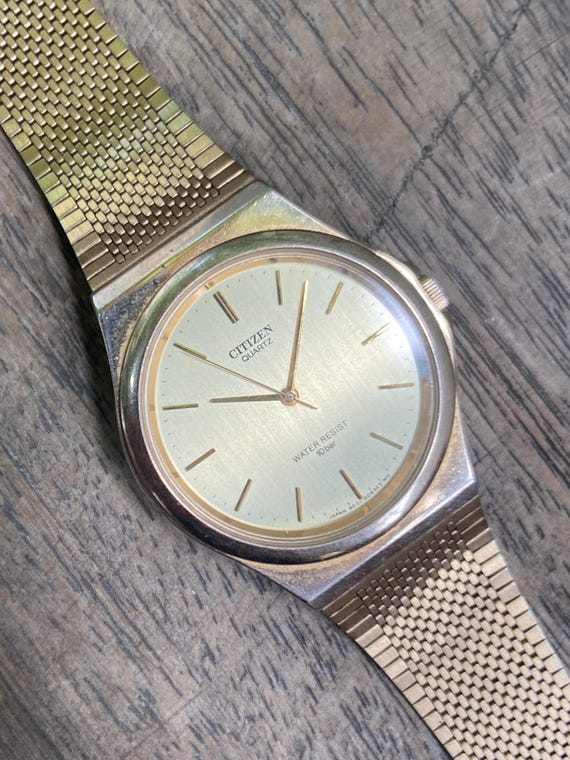 Rare Vintage Citizen Gold Men display picture 2