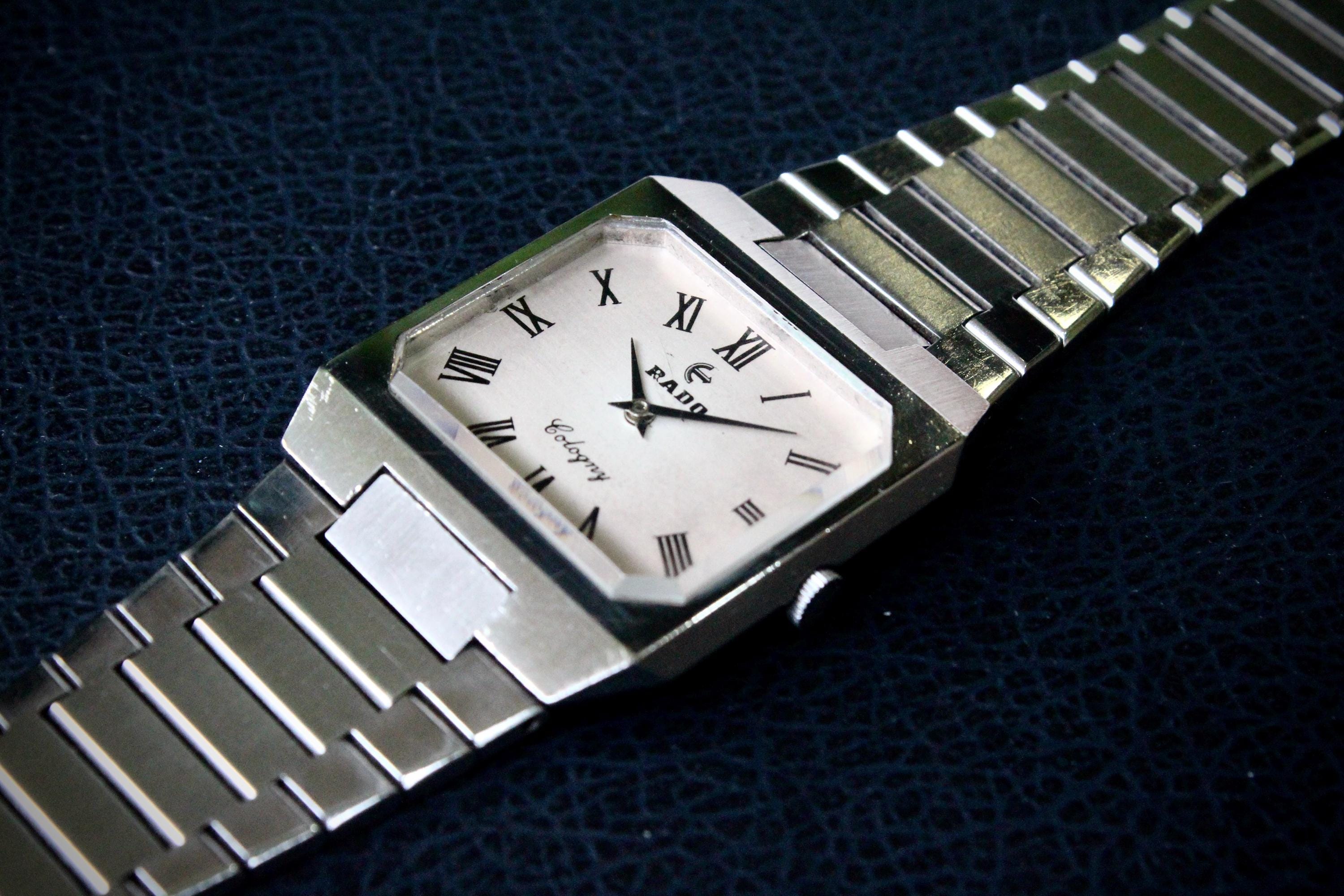 RADO クォーツ 腕時計 シルバー　ビンテージ　昭和 Yahoo!オークション -「silverシルバー」(ラドー) (ら行)の落札