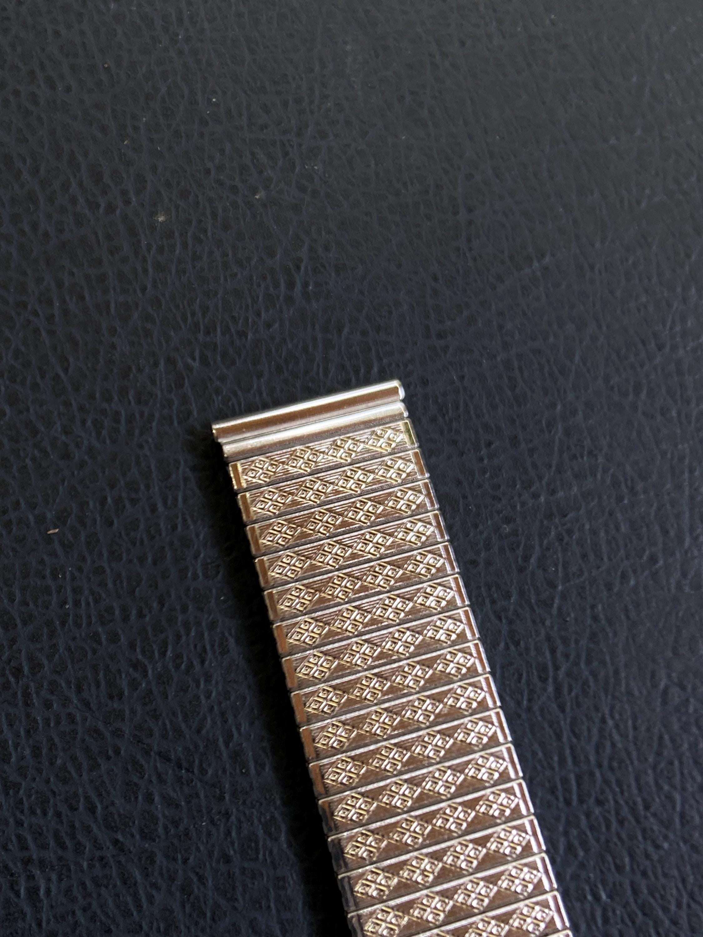 Vintage 18mm Bambi Japan Watch Stretch Bracelet Strap Stainless