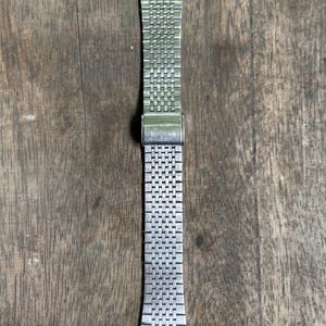 Vintage 18mm watch bracelet strap stainless steel