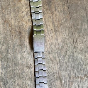 Vintage 18mm watch bracelet strap stainless steel