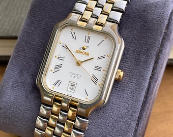 セイコー クォーツ スクエアタンク メンズ腕時計 1970年代 オリジナル