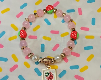 Braccialetti kawaii a tema fragola!!