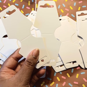 White display cards for products/ small business supplies/display cards for jewelry/50 pack/ 100 pack/retail/craft fair supplies