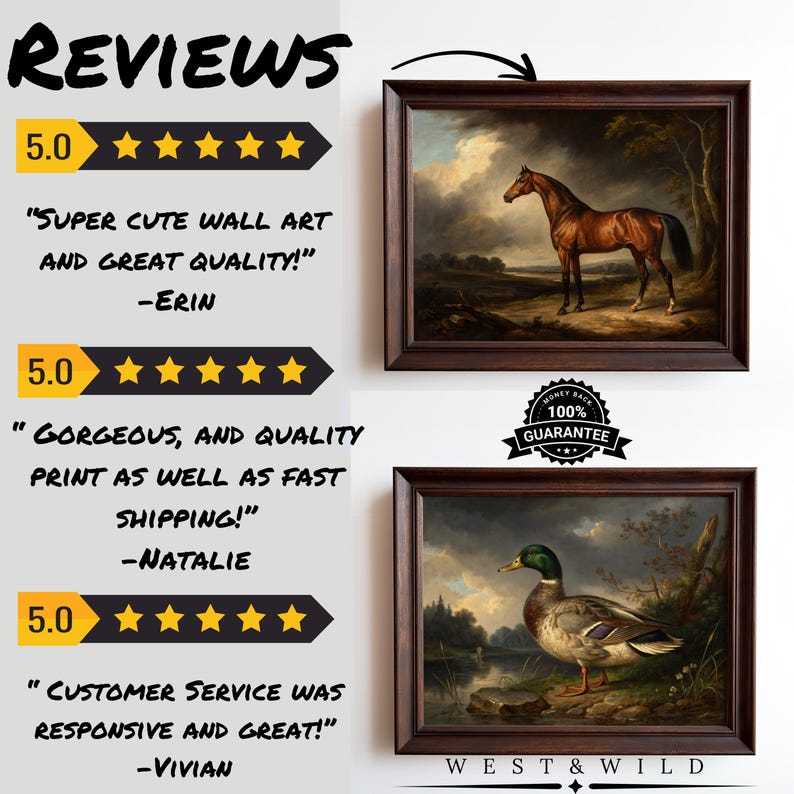 Victorian Style Oil Painting, Victorian Style Wall Art, Classic Farm Painting, Country Style Art ...