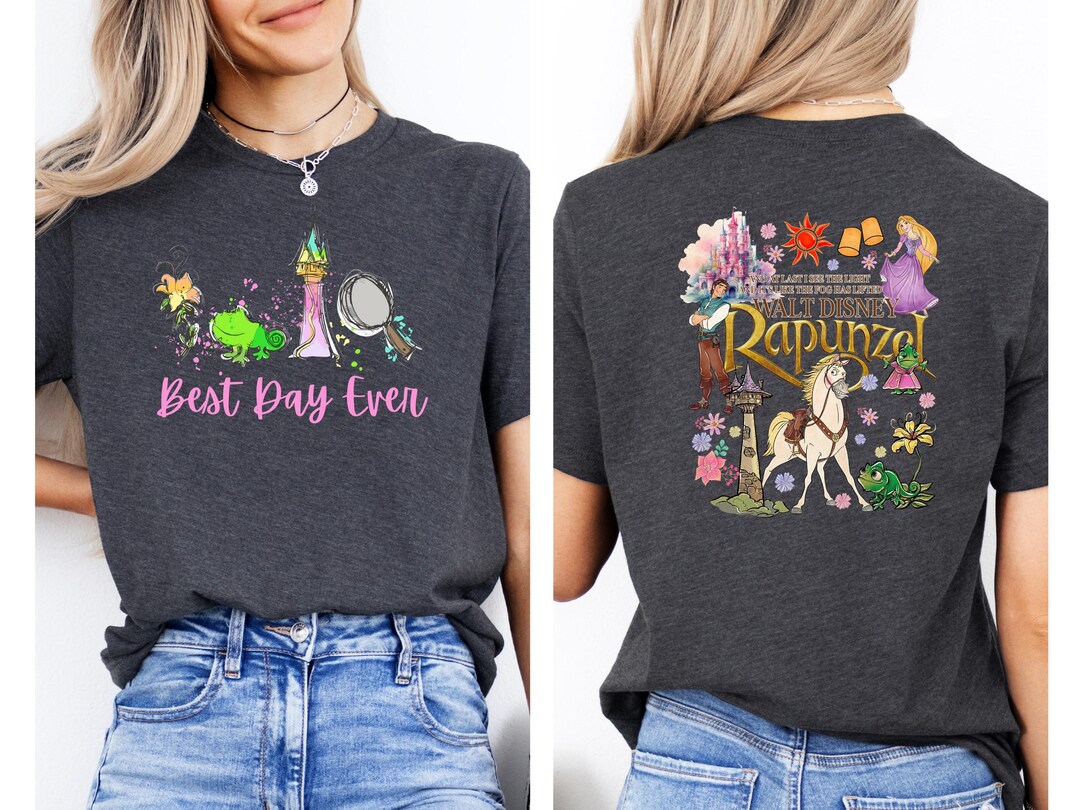 Rapunzel Tangled T-shirt, Rapunzel and Flynn, Bast Day Ever Tangled Tee ...