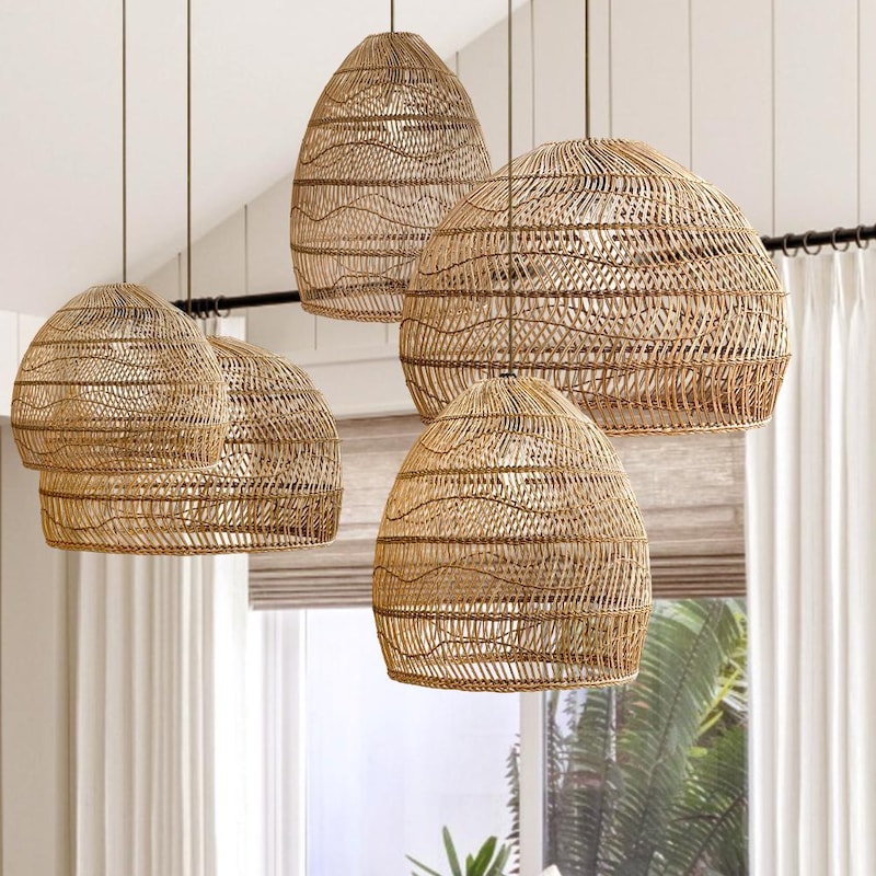 Woven Pendant Light - Etsy