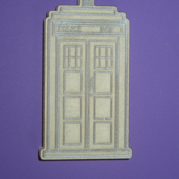 Police Box * Tardis * Acrylic Blank for Making Silicone Molds