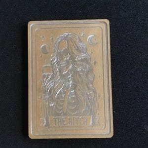 MOLD * The Bitch Tarot Card * Silicone Mold * Phone Grip * Keychain * Coaster * Ornaments * Resin * Epoxy * Molds