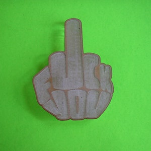 MOLD * F**K You * Middle Finger * Handmade Silicone Mold * Phone Grip * Keychain * Coaster * Ornaments * Resin / Epoxy * Molds