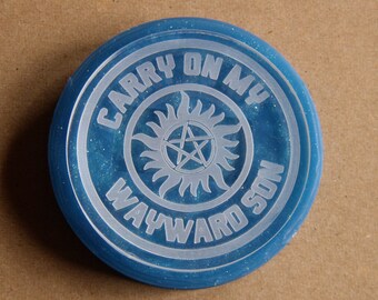 MOLD * Pentacle * Pentagram * Carry On My Wayward Son * Anti-Possession * Silicone Mold * Keychain * Coaster * Resin * Epoxy * Molds