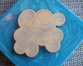 MOLD * SHINY! Octopus * Cracken * Silicone Mold * Phone Grip * Badge Reel * Keychains * Magnets * Ornaments * Resin * Epoxy * Molds