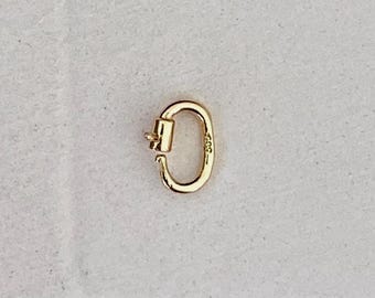 14K Solid Gold Link Lock Jump Ring | Solder-Free Permanent Jewelry Finding