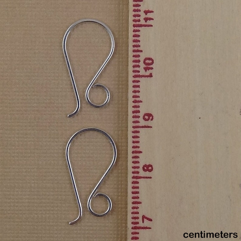 Large Loop Earring Wires Hammered 20 Gauge Earwires Etsy