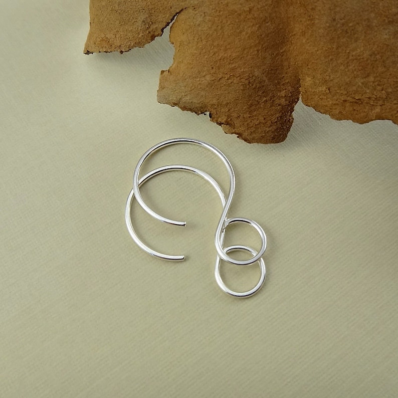 Hammered Earring Wires Infinity Style 20 Gauge Earwires Etsy
