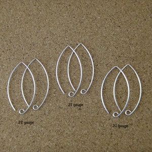 Ohrring Haken Sterling Silber, Ohrring Haken Für Schmuckherstellung, Sterling Silber Ohrdraht, Nickel-freie Ohr Draht Schmuck Komponente