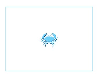Crab Notes (box of ten notecards)