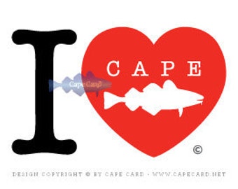 I Heart Cape Cod (sticker)