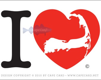 I Love Cape Cod (sticker)