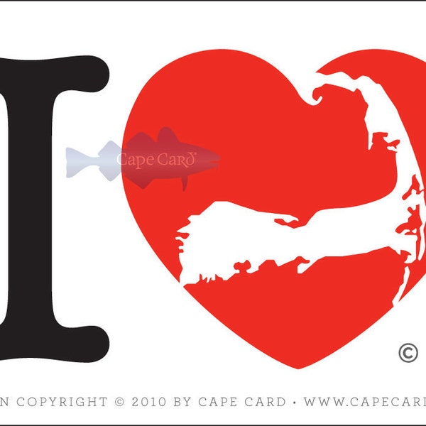 I Love Cape Cod (sticker)