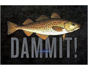 Cod Dammit greeting cod